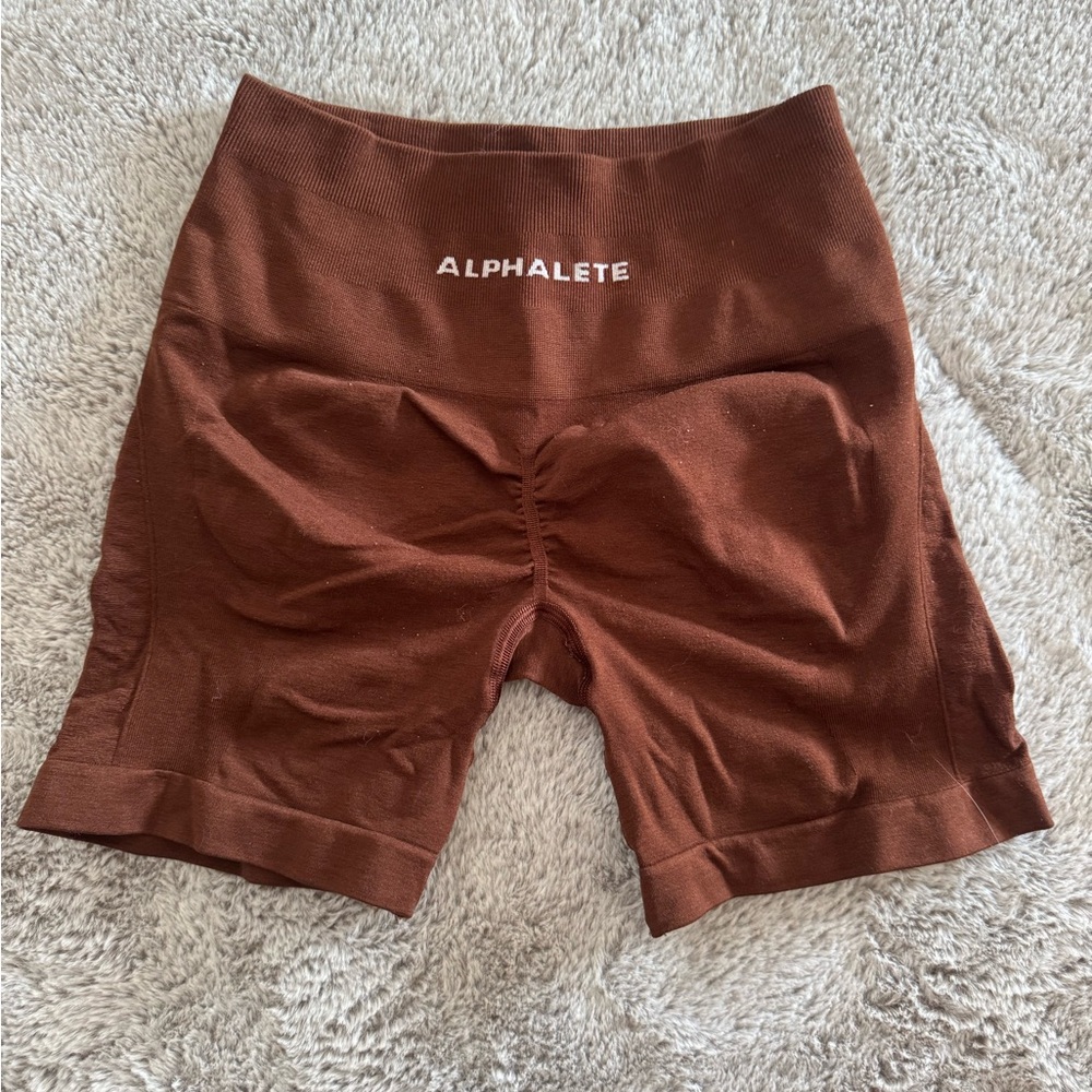 Alphalete Women's Rust Bike Shorts